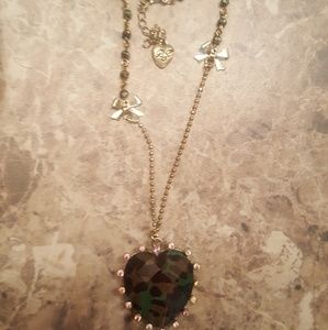 Betsey Johnson Leopard Necklace